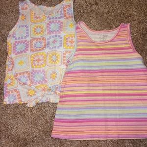 The Children's Place girls colorful tank tops